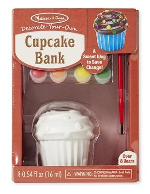 Cupcake Bank, Decorate Your Own