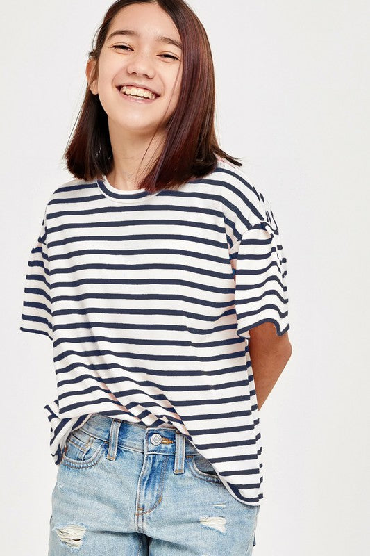 Striped Knit Top