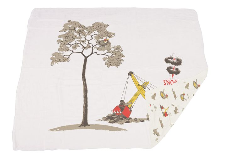 Are You My Mother? Bamboo Muslin Blanket