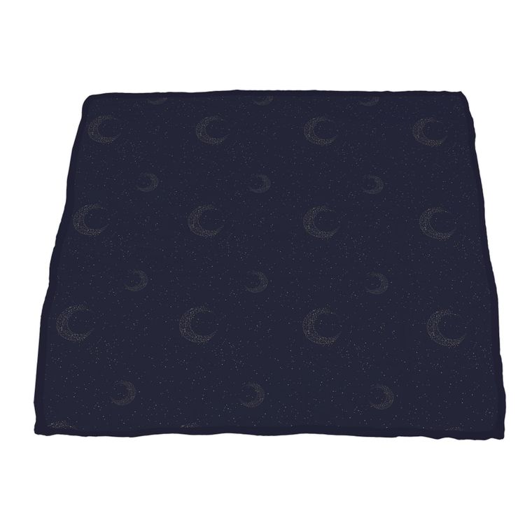 Goodnight Bear and Midnight Moon Bamboo Muslin Newcastle Blanket