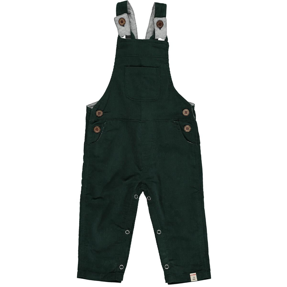 Jellico Corduroy Overalls- Green