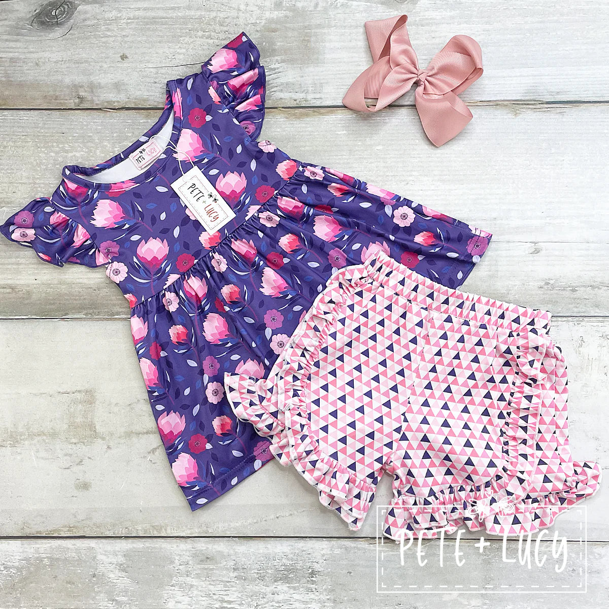 Purple Protea 2 Piece Set