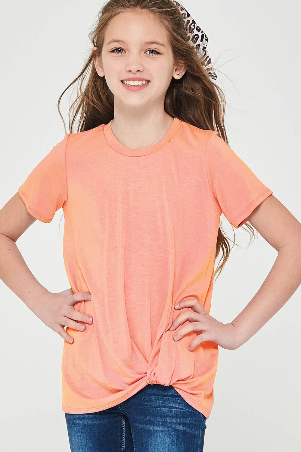 Twist Knotted Short Sleeve Tee