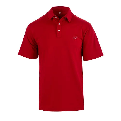 Gunner Performance Polo- Red - Youth