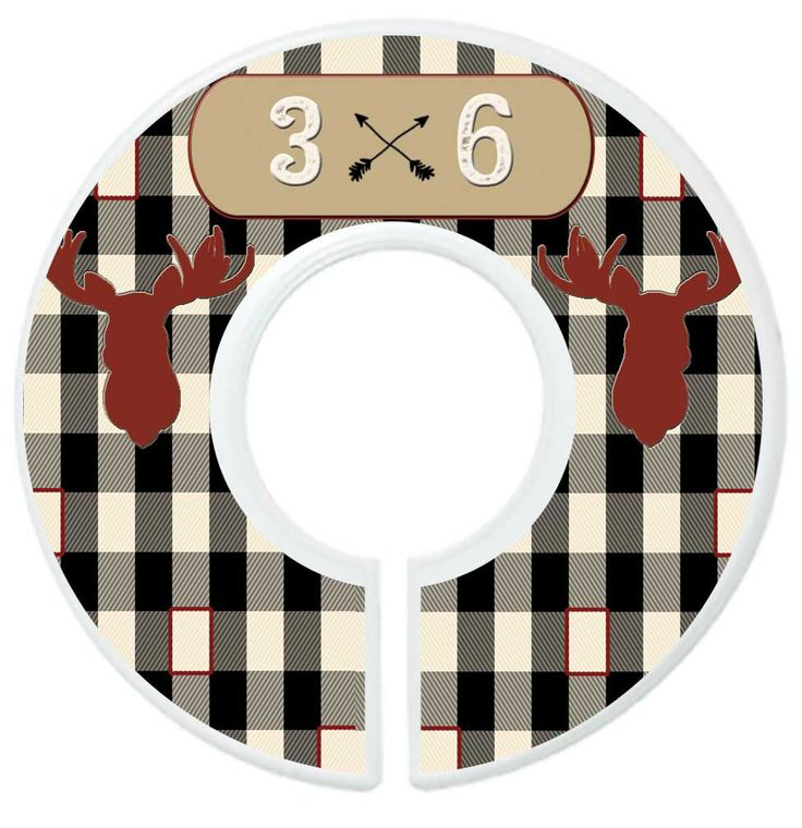 Baby Boy Closet Dividers-  Lumberjack